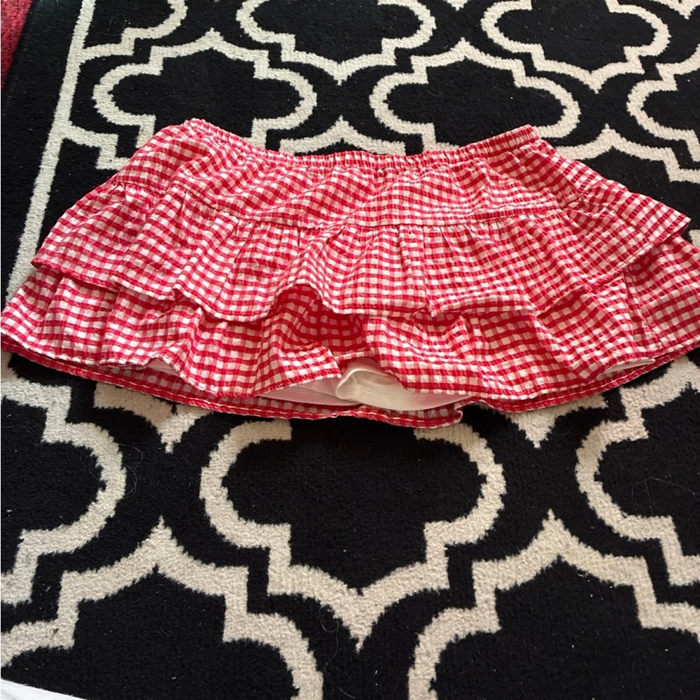 Wild Fable Red Checkered Skirt